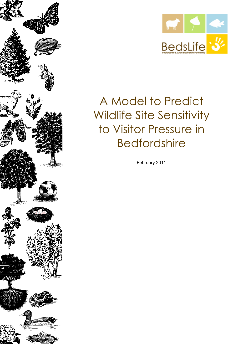 A Model to Predict Wildlife Site Sensitivity to Visitor Pressure in Bedfordshire