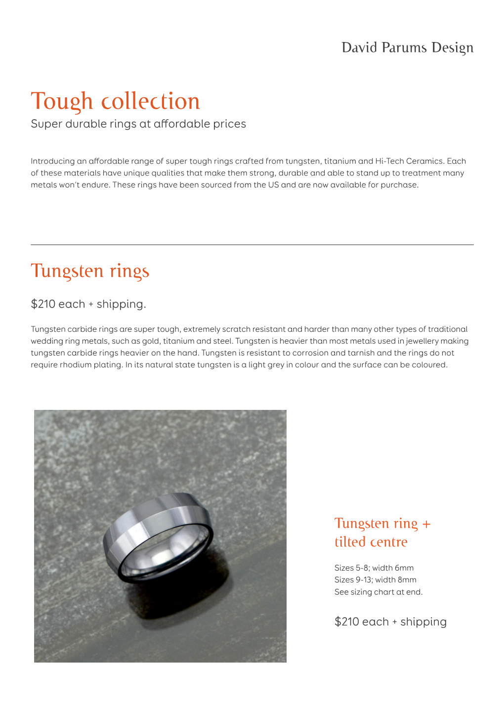 Tough Collection Super Durable Rings at Affordable Prices