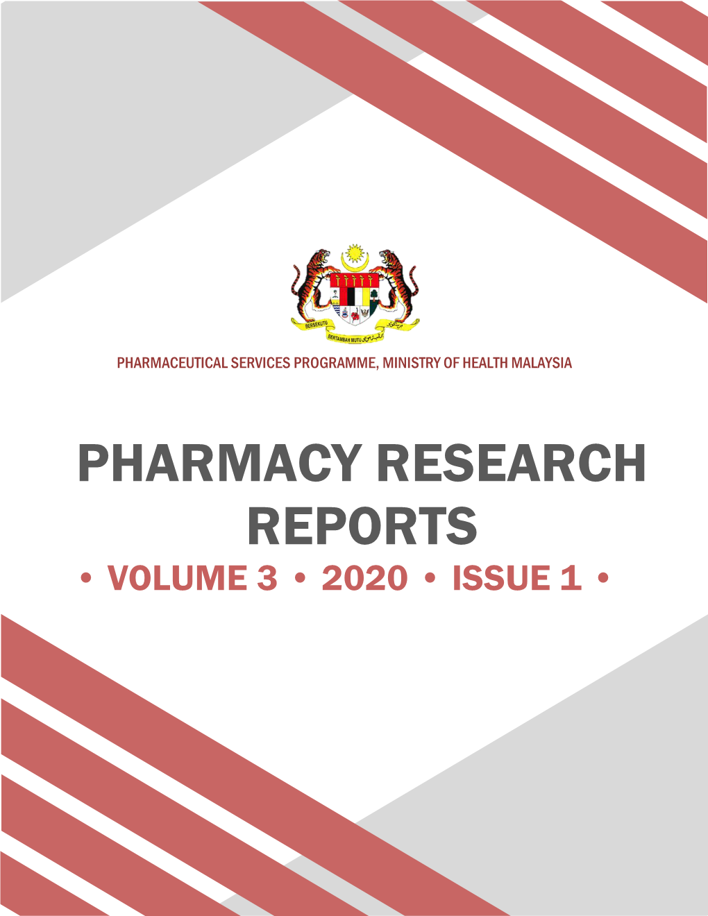 PHARMACY RESEARCH REPORTS • Volume 3 • 2020 • Issue 1 •