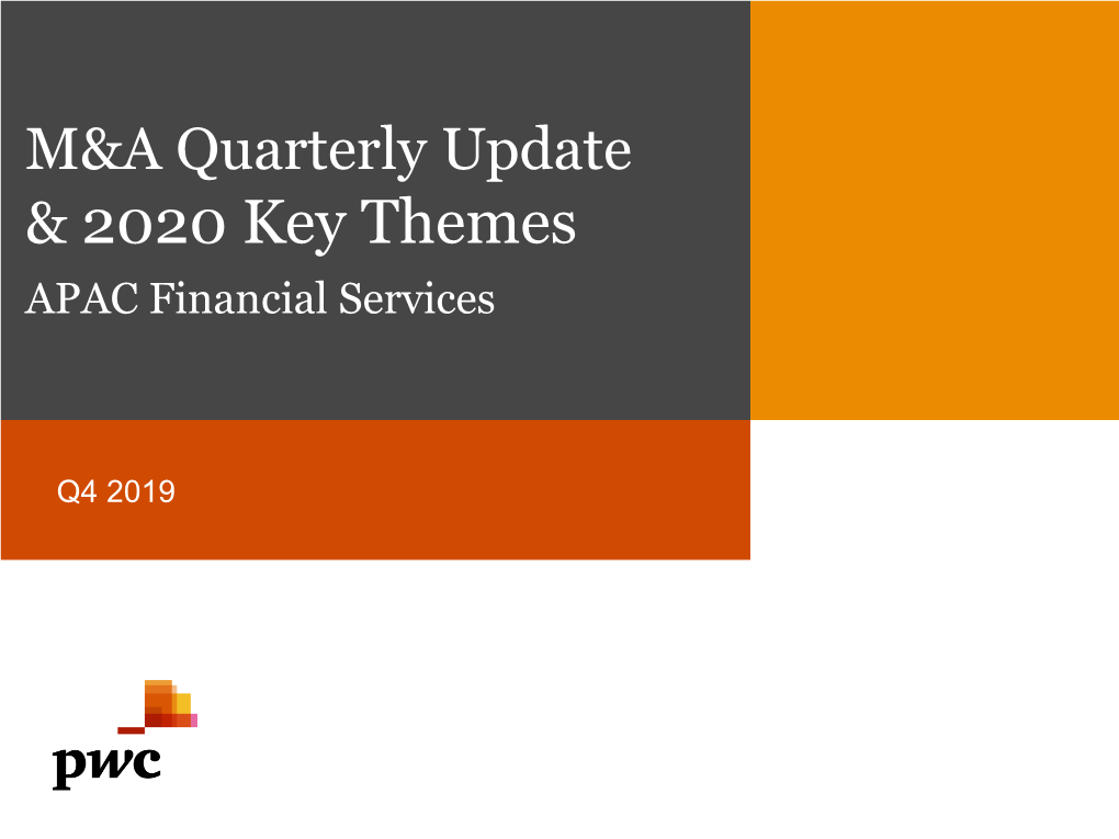 Q4 2019 Executive Summary