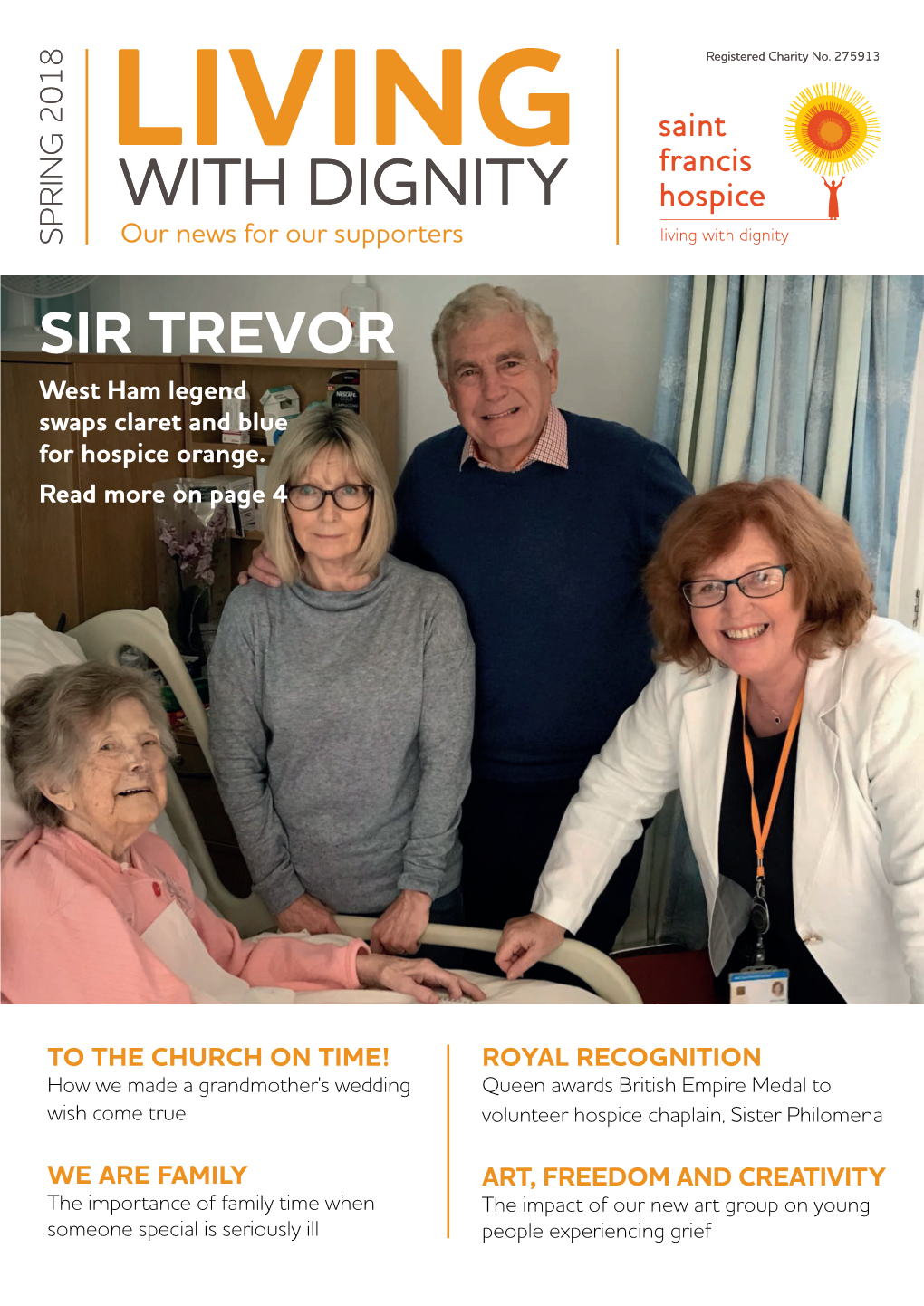 LIVING with DIGNITY Spring 2018 Knowledge." NEWS | THREE DECADES of SERVICE