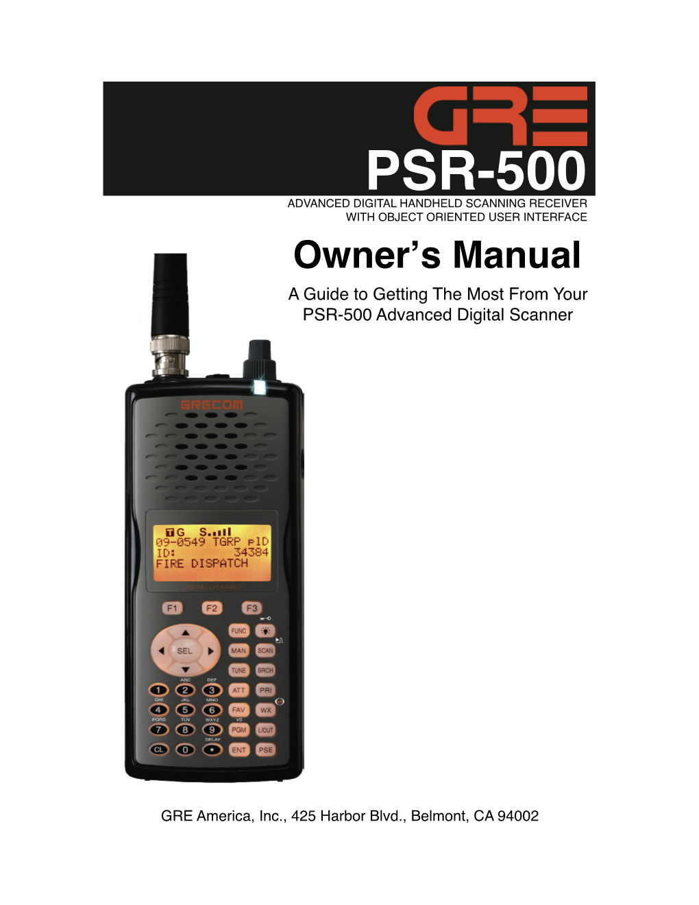PSR-500 Owners Manual V1.2