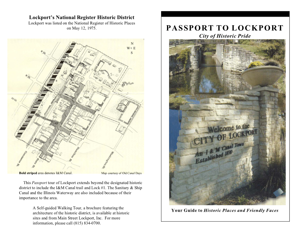 Passport to Lockport IL