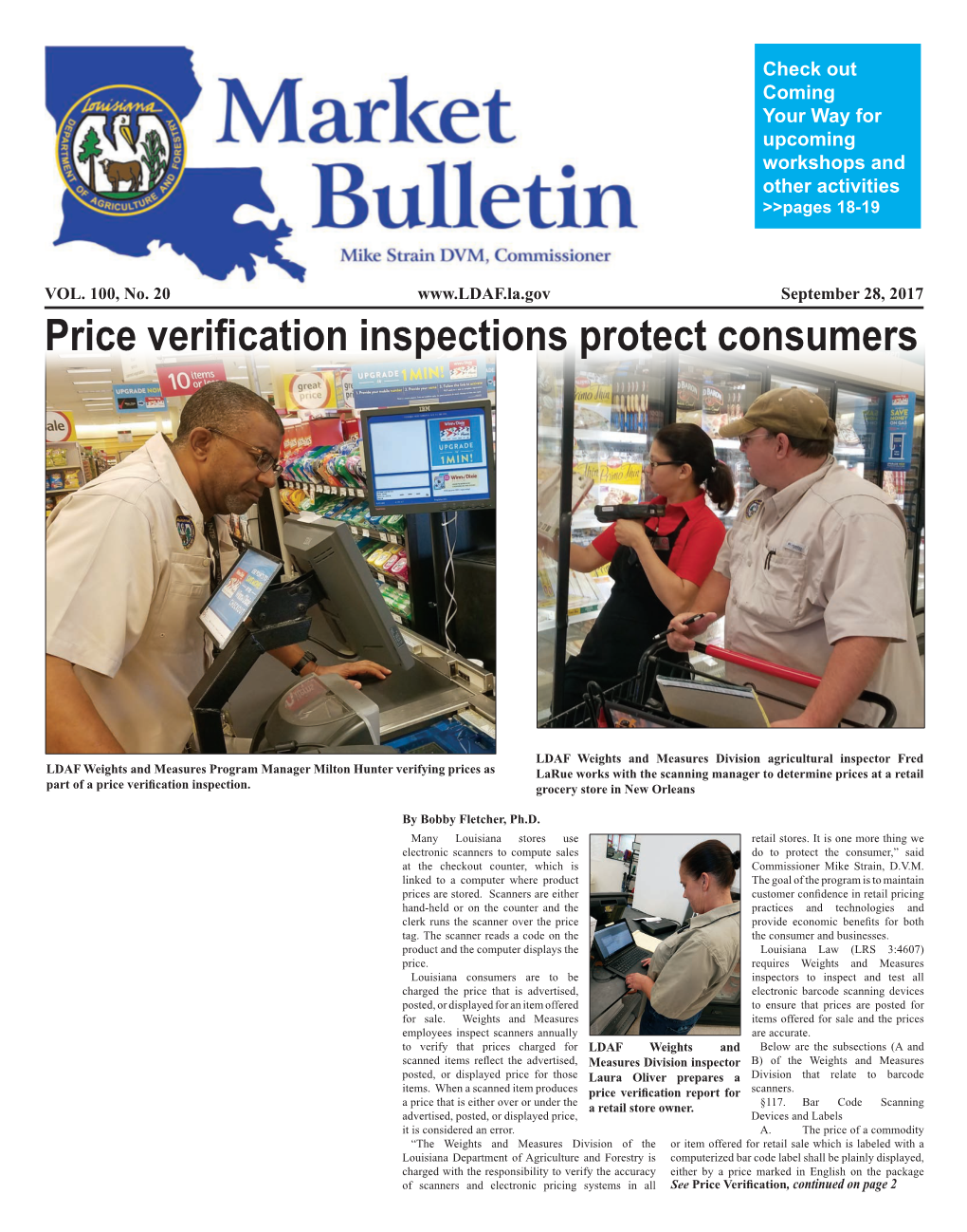 Price Verification Inspections Protect Consumers