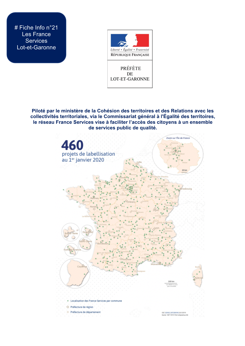 Fiche Info N°21 Les France Services Lot-Et-Garonne