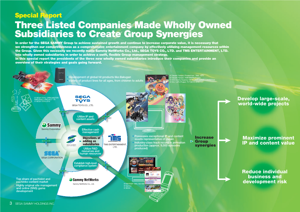 Three Listed Companies Made Wholly Owned Subsidiaries to Create