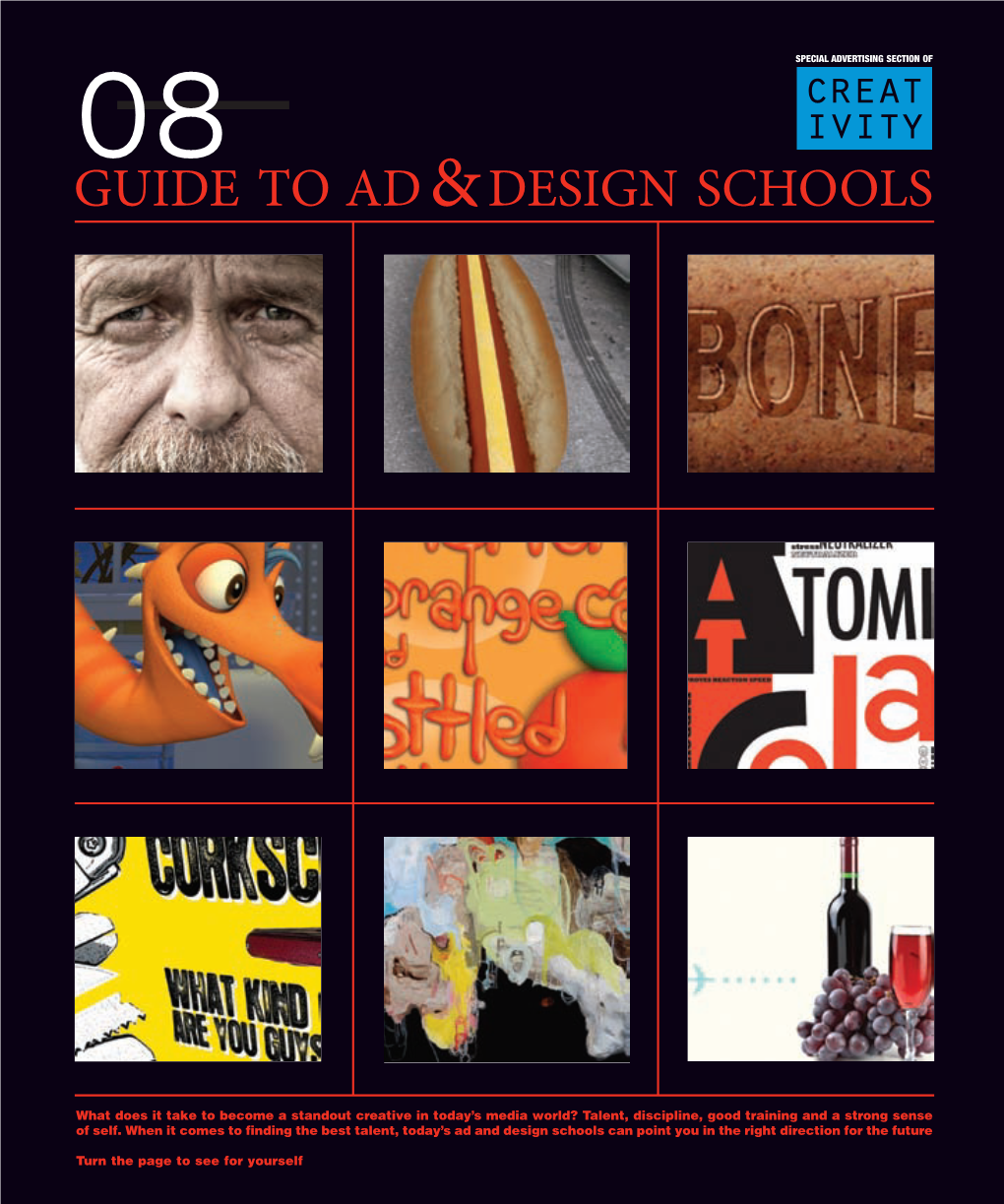 Guide to Ad&Design Schools