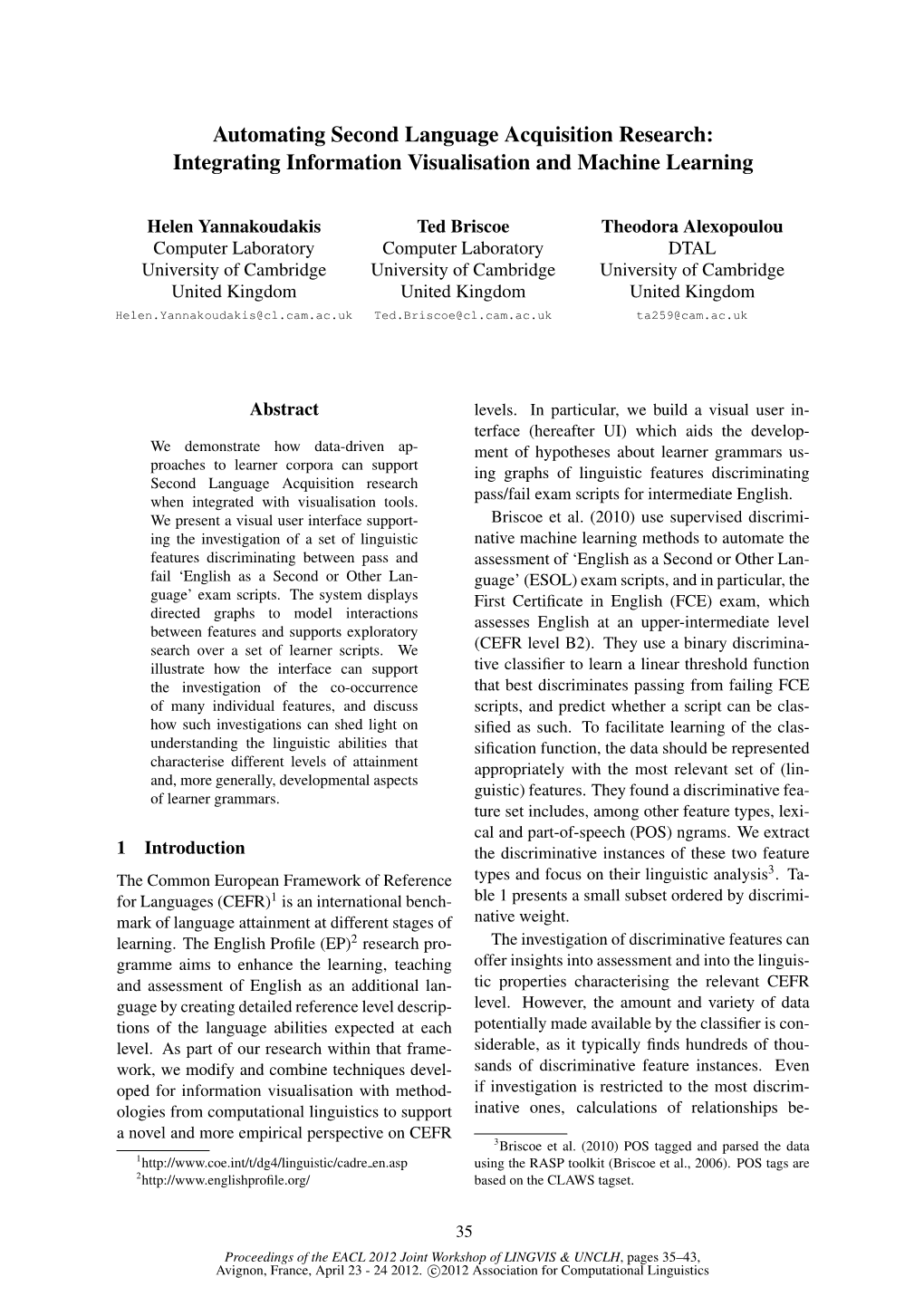 Integrating Information Visualisation and Machine Learning