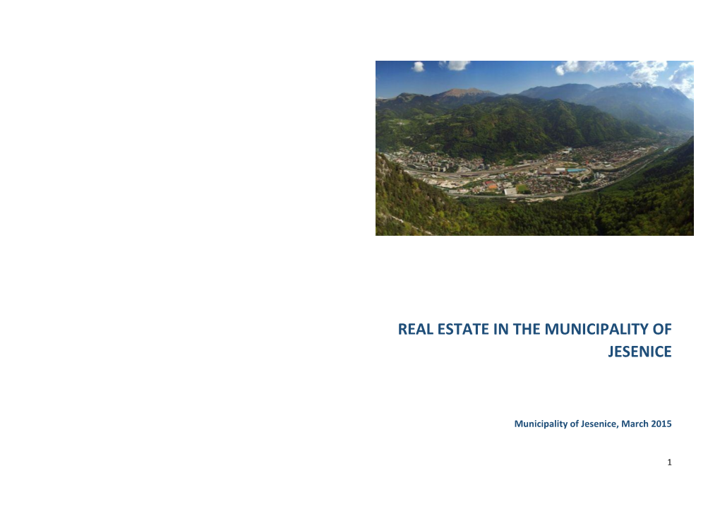 Real Estate in the Municipality of Jesenice