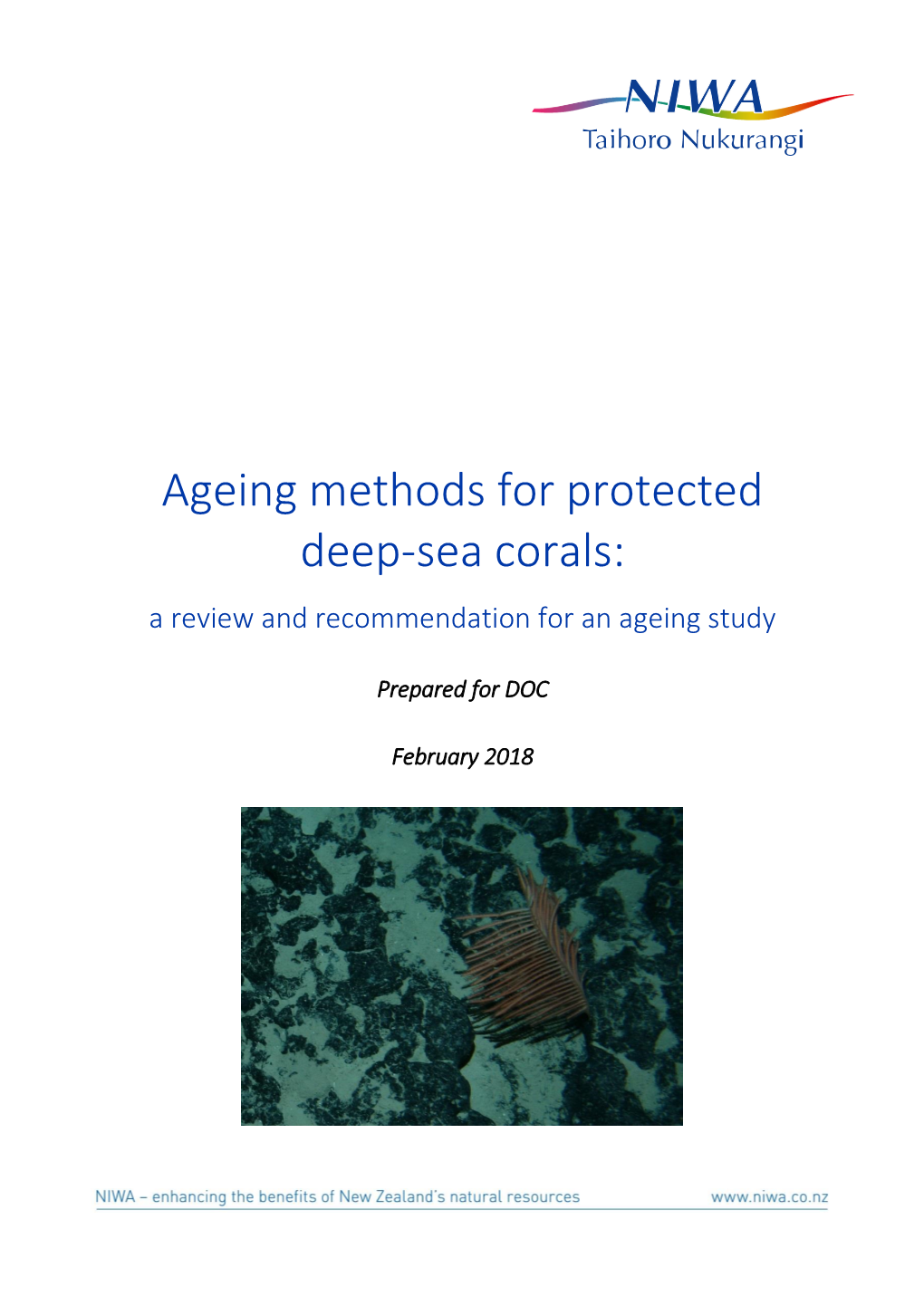 Ageing Methods for Protected Deep-Sea Corals: a Review and Recommendation for an Ageing Study