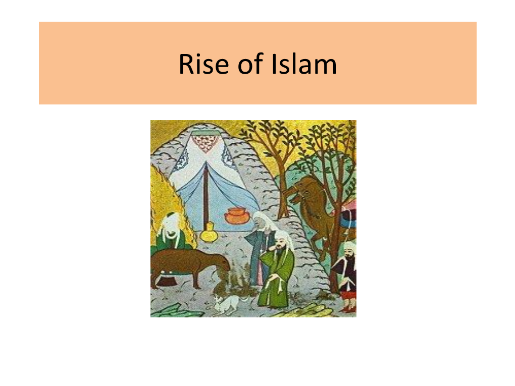 Rise of Islam