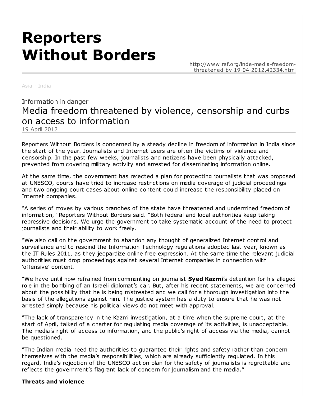 Reporters Without Borders Threatened-By-19-04-2012,42334.Html