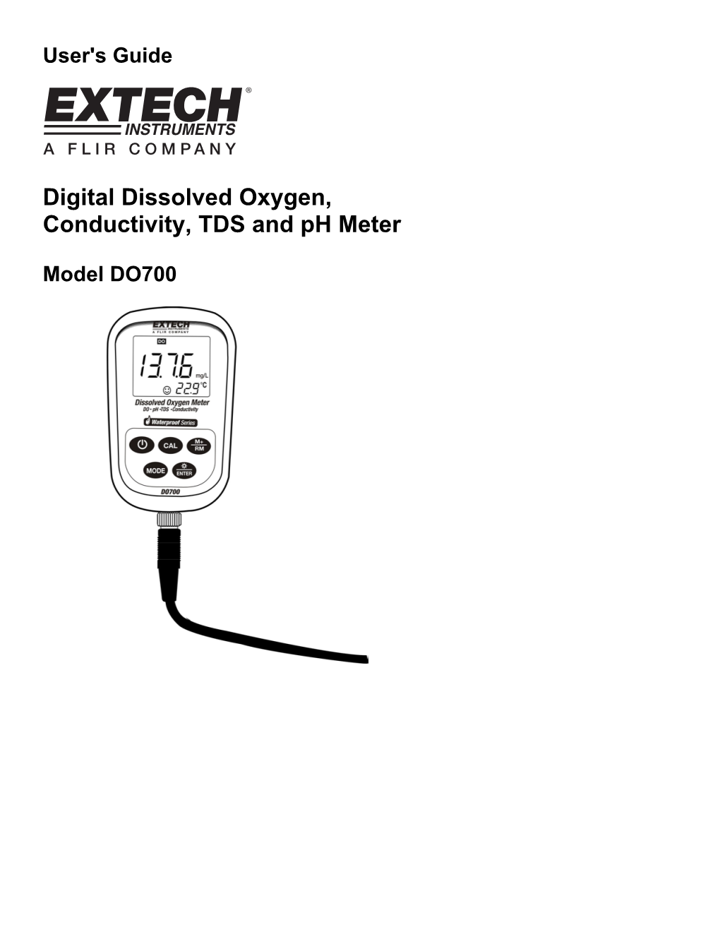 Digital Dissolved Oxygen, Conductivity, TDS and Ph Meter
