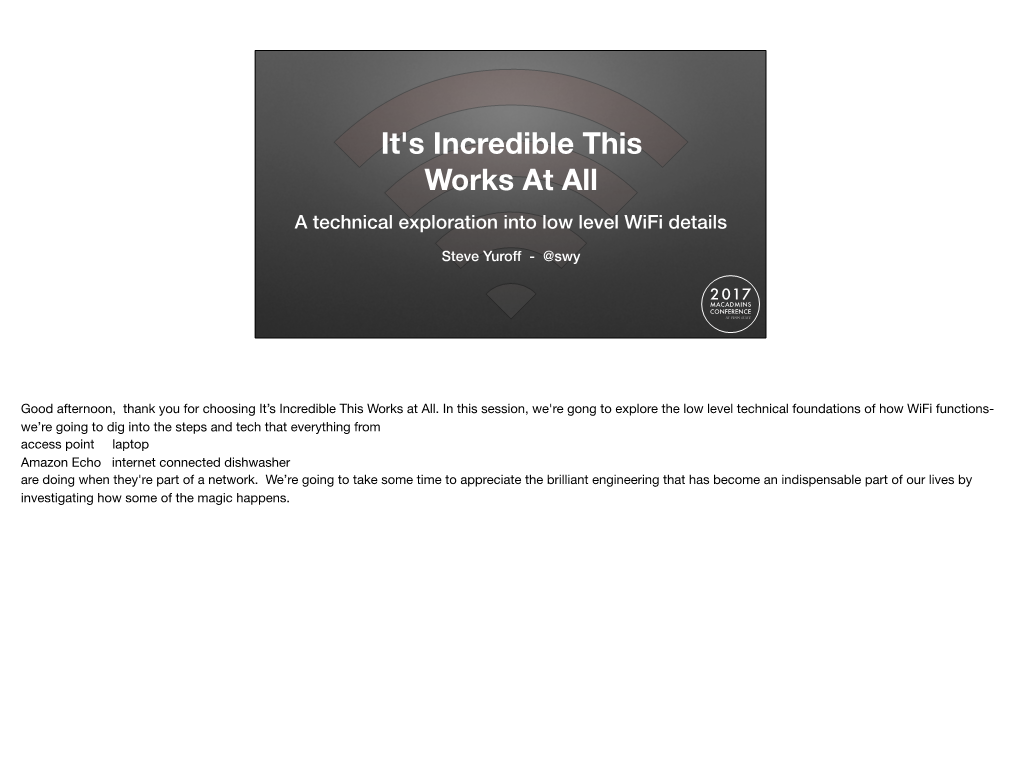 It's Incredible This Works at All a Technical Exploration Into Low Level Wifi Details