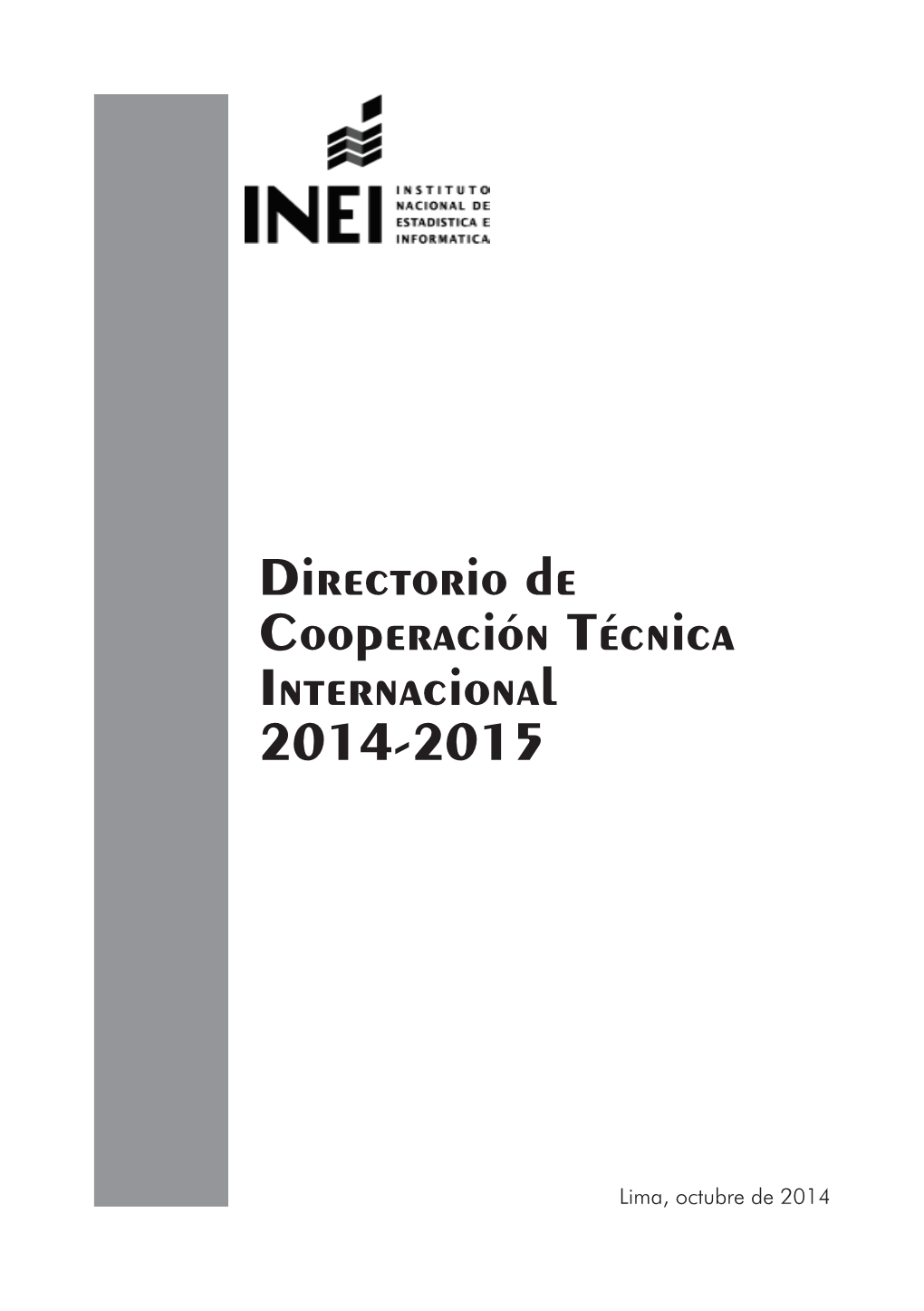 Directorio De Cooperación Técnica Internacional 2014-2015