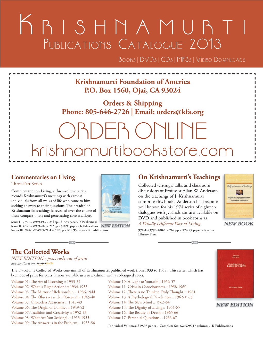KFA Publications Catalogue S