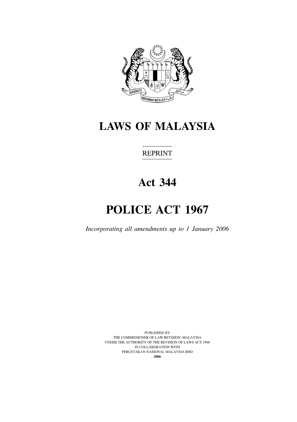 Police Act 1967