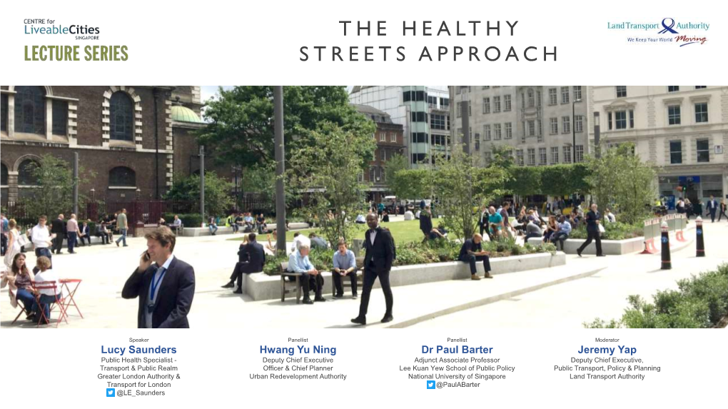 The Healthy Streets Approach