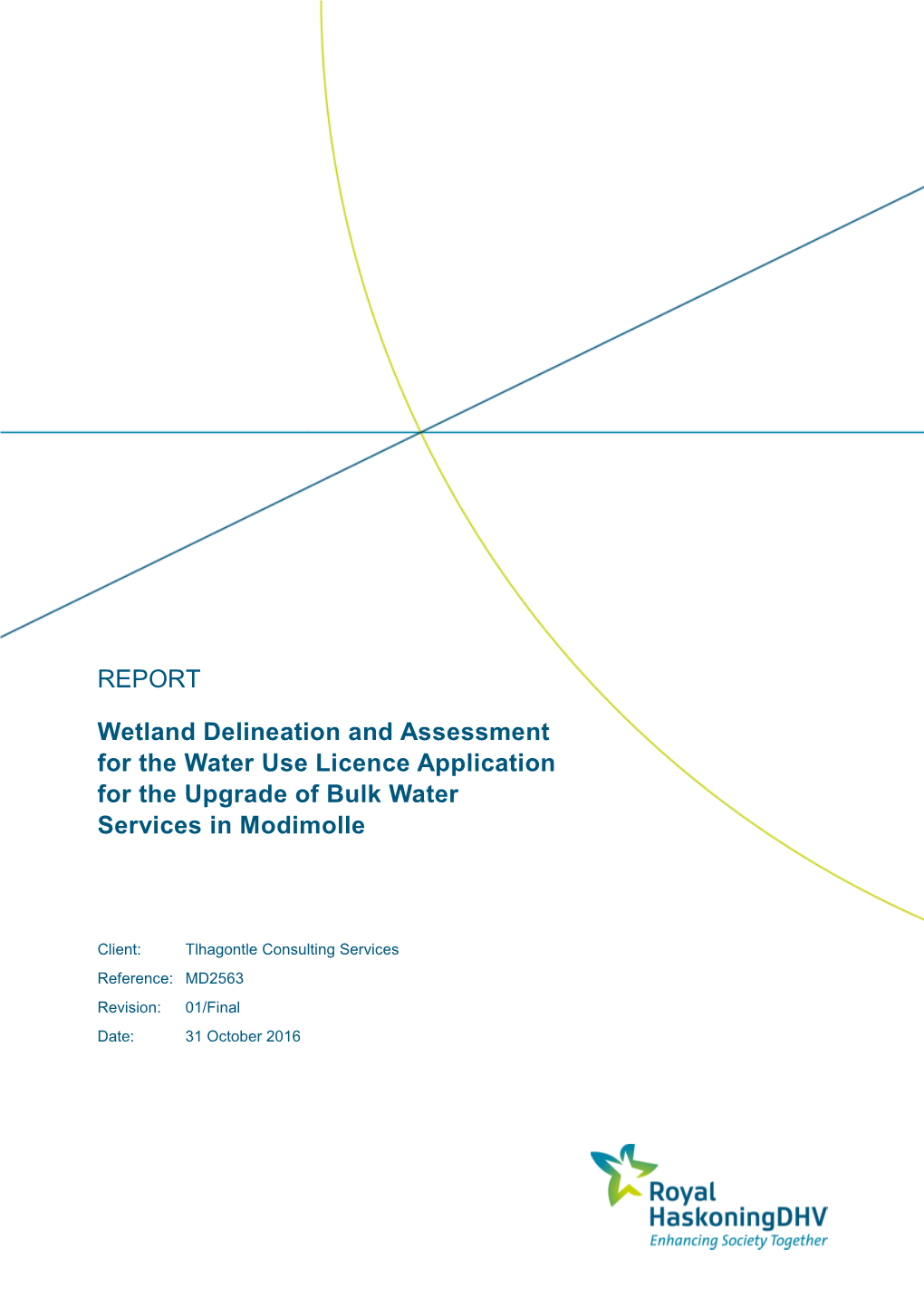 Wetland Delineation and Assessment for the Water Use Licence Application for the Upgrade of Bulk Water Services in Modimolle