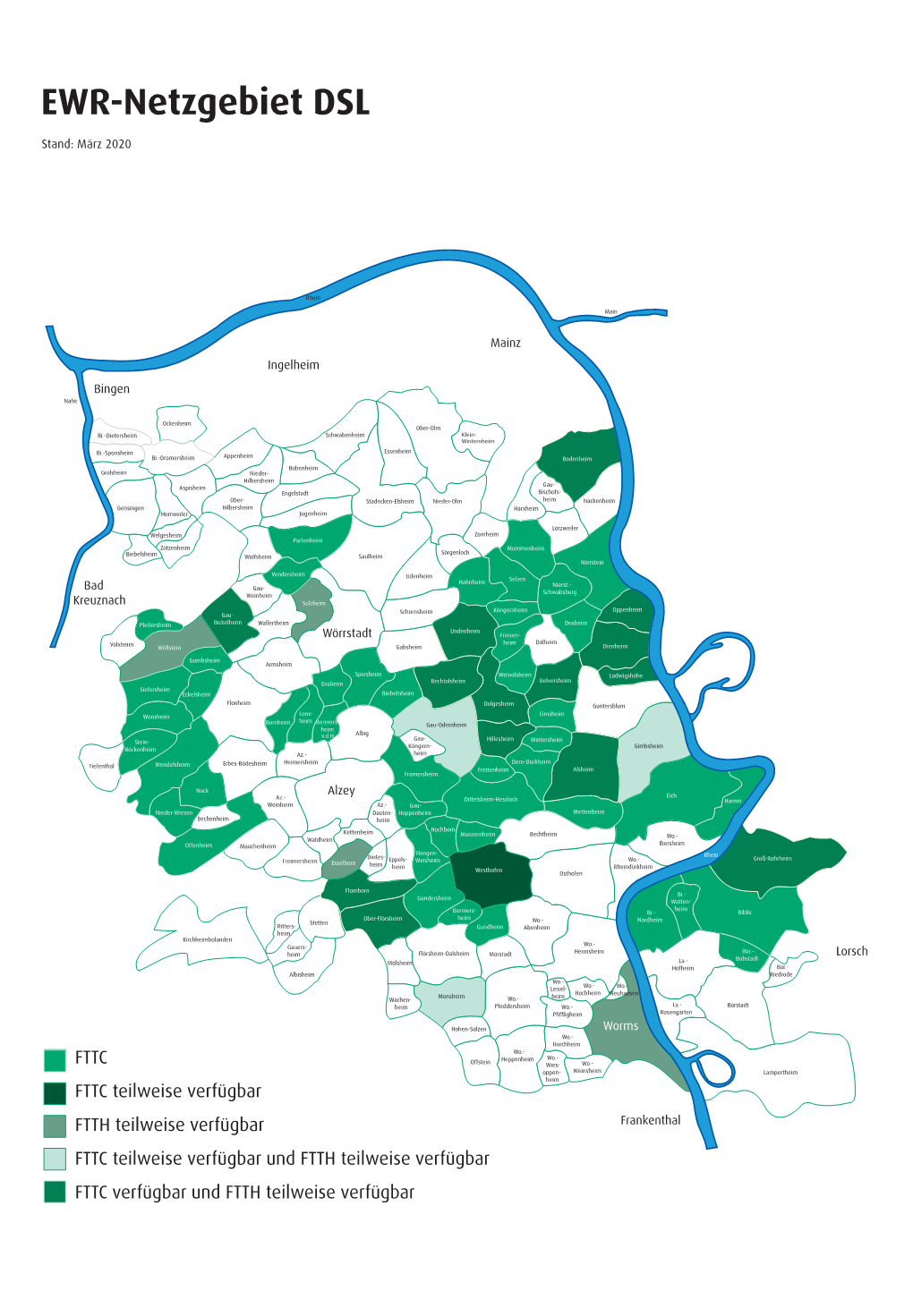 EWR-Netzgebiet DSL