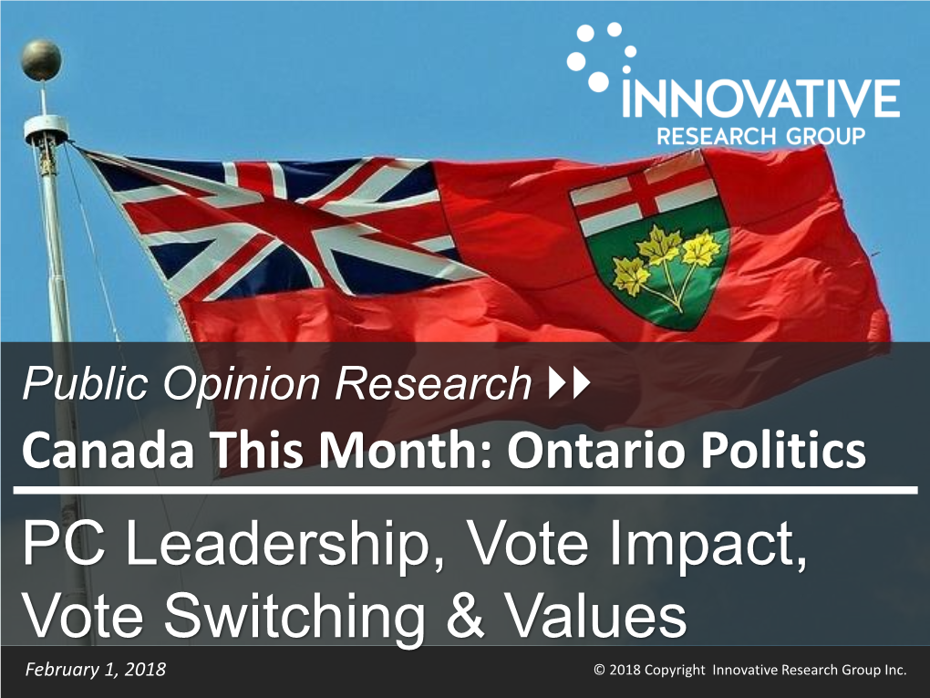 PC Leadership, Vote Impact, Vote Switching & Values