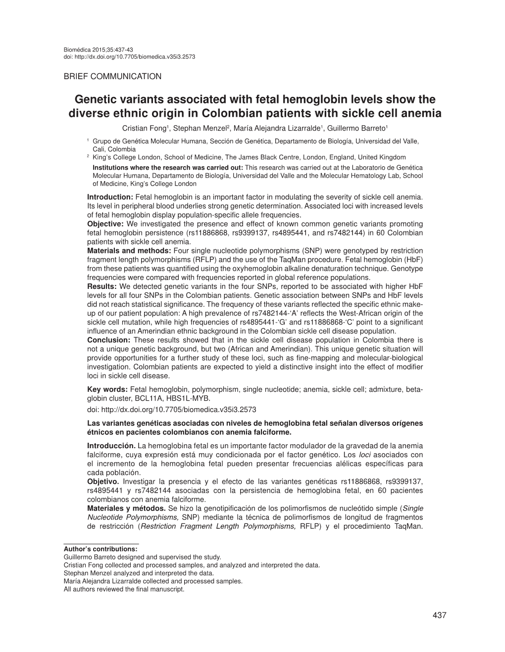 Genetic Variants Associated with Fetal Hemoglobin Levels Show the Diverse