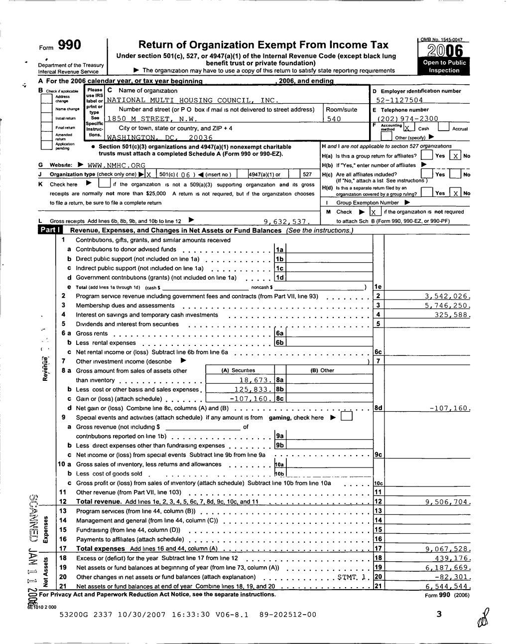 Return of Organization Exempt from Income