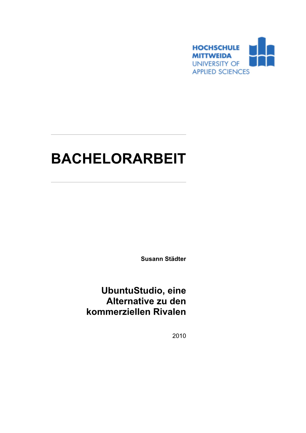 Bachelorarbeit