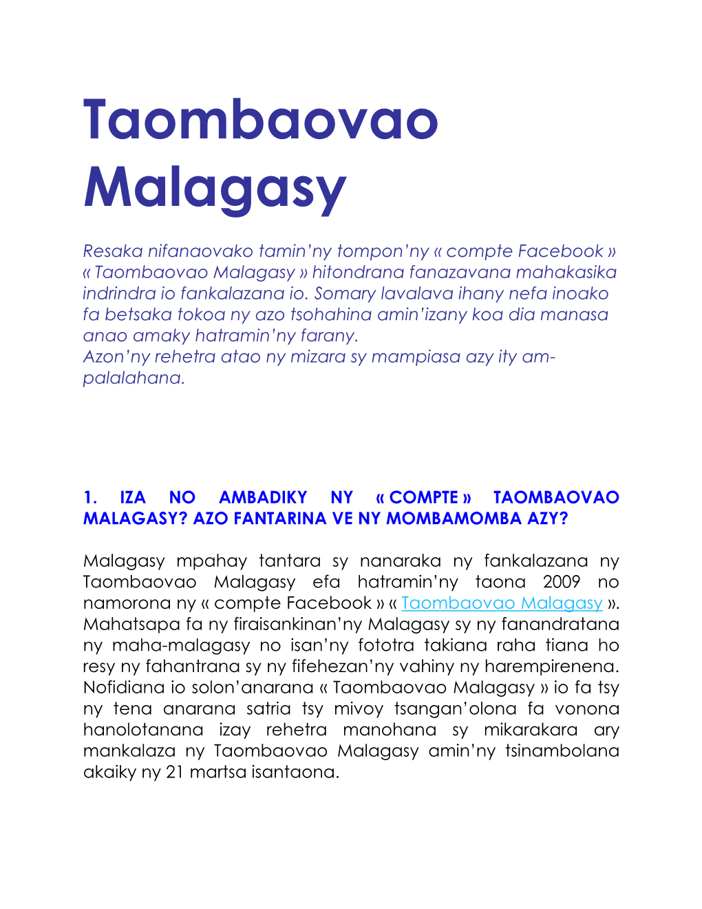 Taombaovao-Malagasy.Pdf