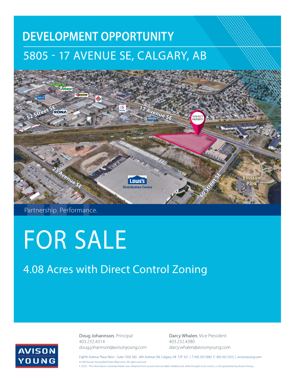 FOR SALE 4.08 Acres with Direct Control Zoning