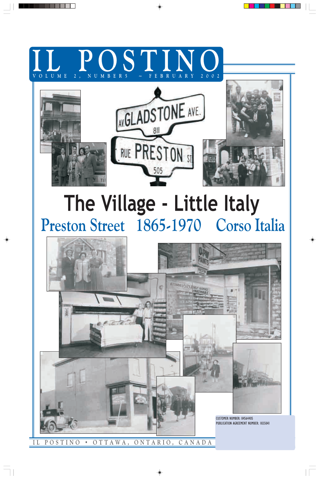 The Village - Little Italy Preston Street 1865-1970 Corso Italia