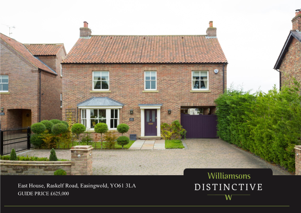 East House, Raskelf Road, Easingwold, YO61 3LA