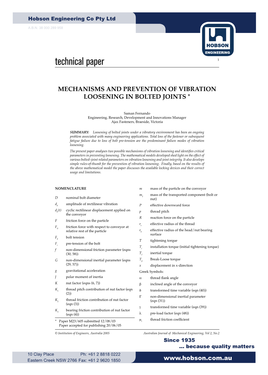 Hobson-Technical-Paper-Bolting-Vibration.Pdf