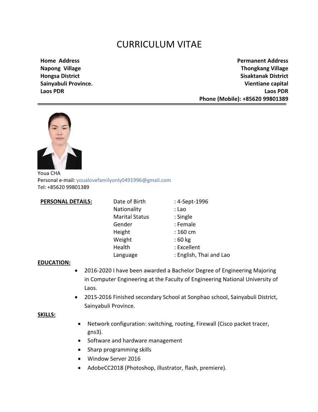 Curriculum Vitae