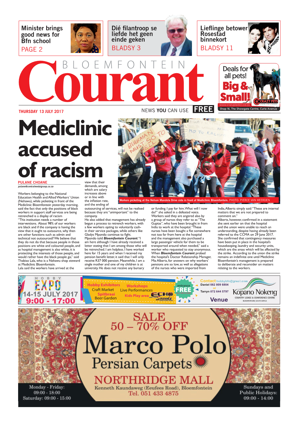 Mediclinic Accused of Racism