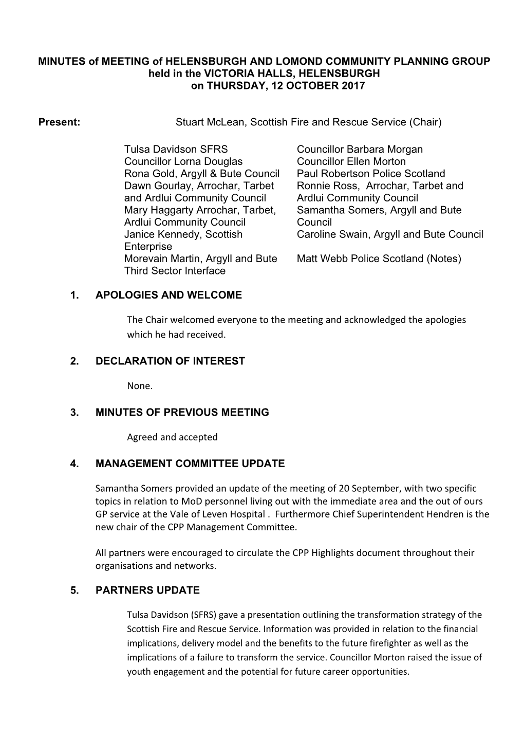 Printed Minutes PDF 81 KB