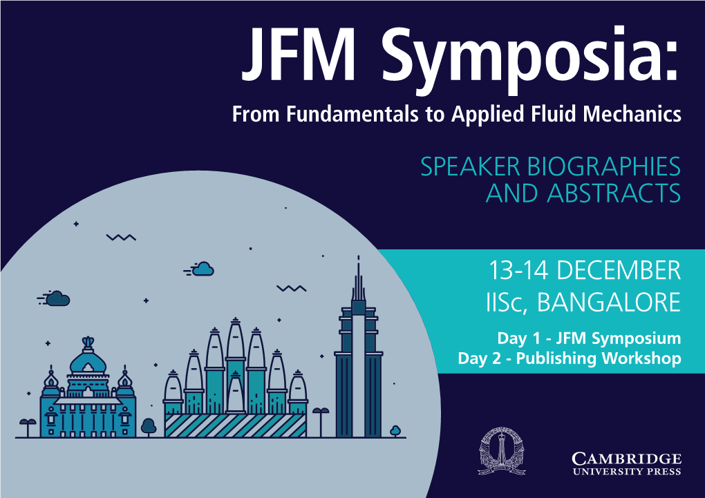 JFM Symposia: from Fundamentals to Applied Fluid Mechanics