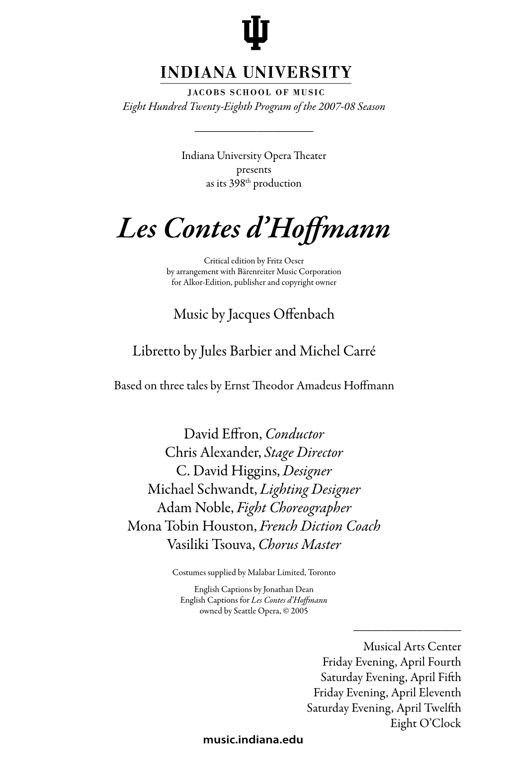 Les Contes D'homann