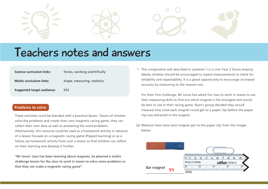 Magnetic Racing Game, They Can Collect Their Own Data As Well As Answering the Word Problems