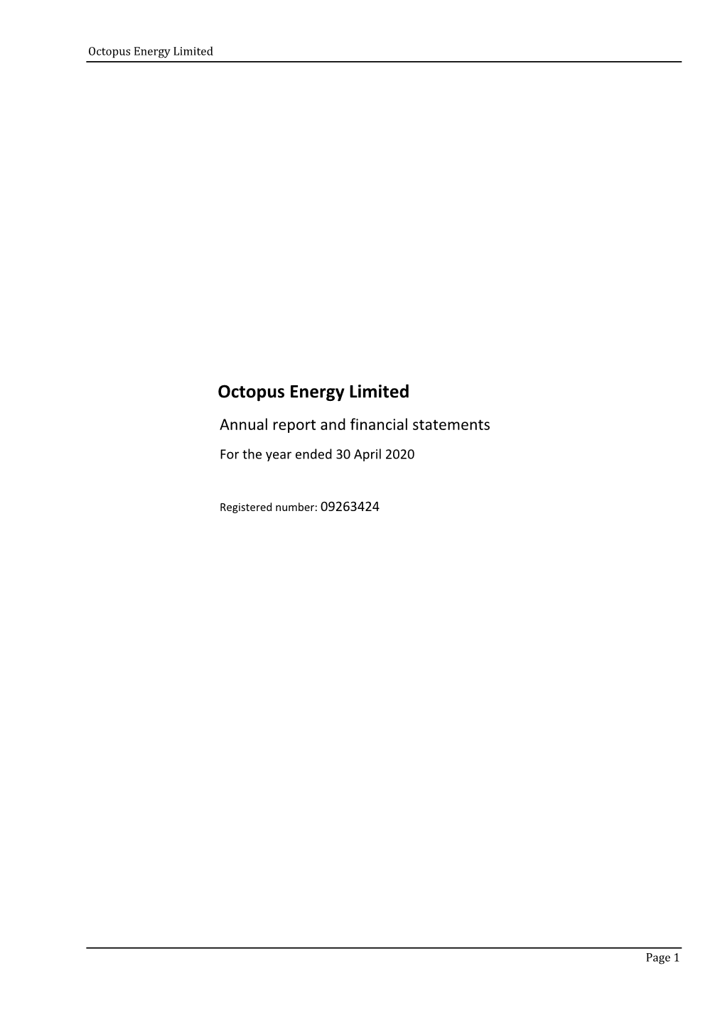 Octopus Energy Limited