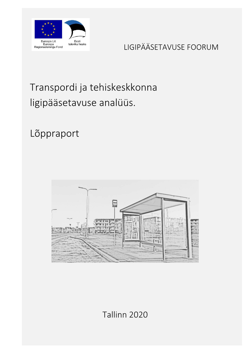 Transpordi Ja Tehiskeskkonna Ligipääsetavuse Analüüs. Lõppraport