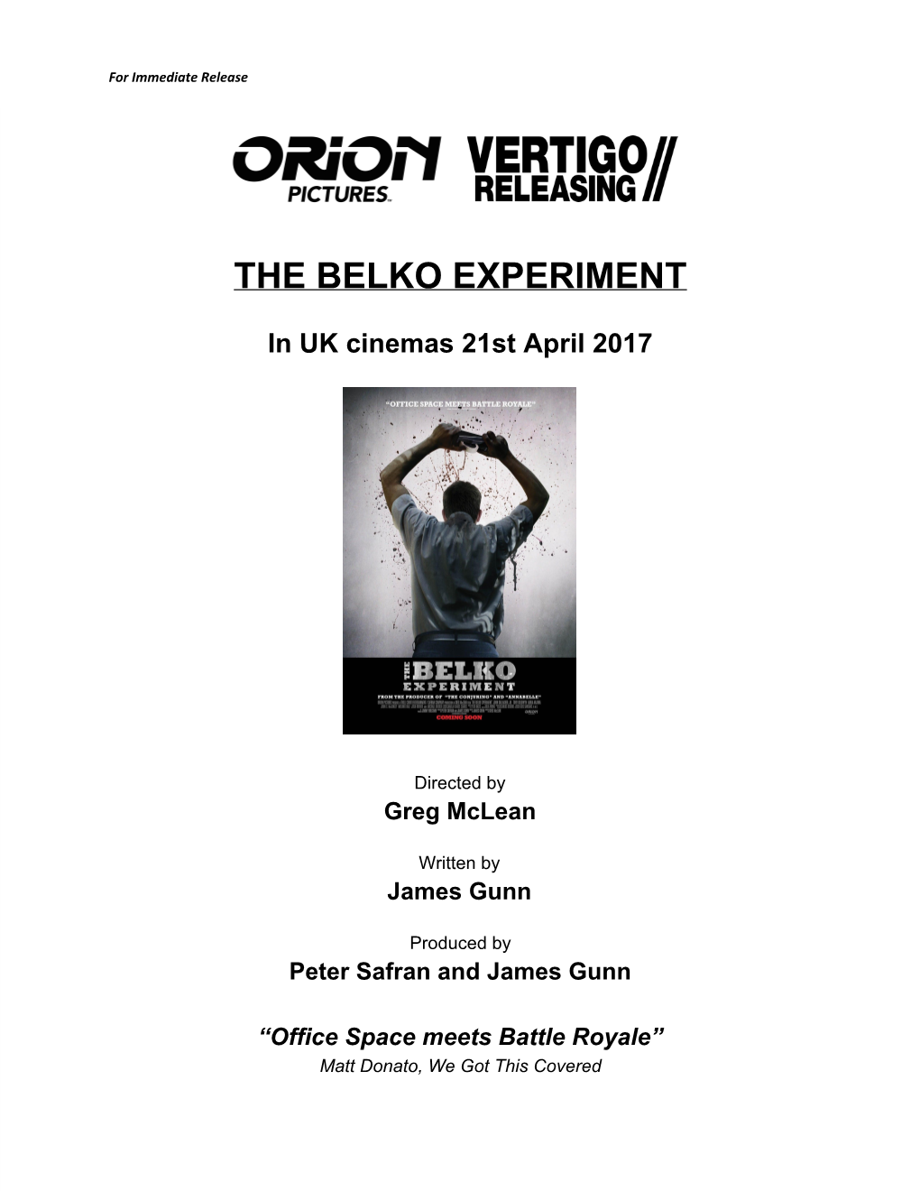 The Belko Experiment