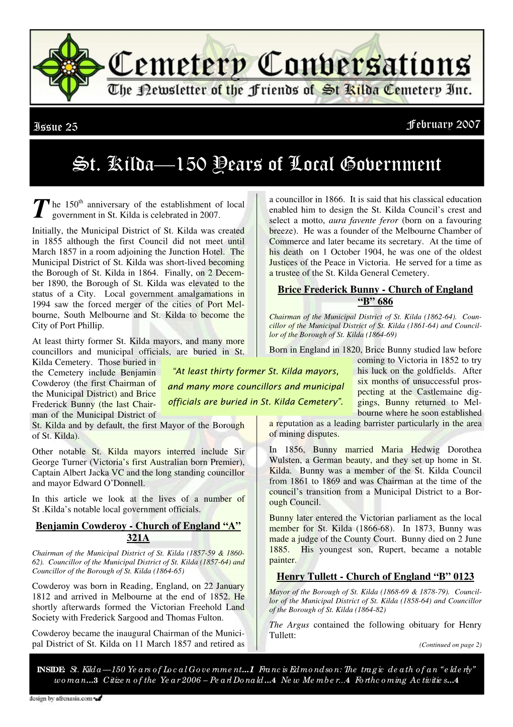 St. Kilda—150 Years of Local Government