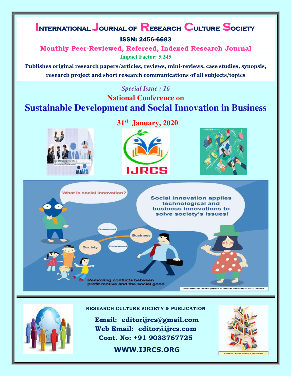 Sustainable Development and Social Innovation in Business