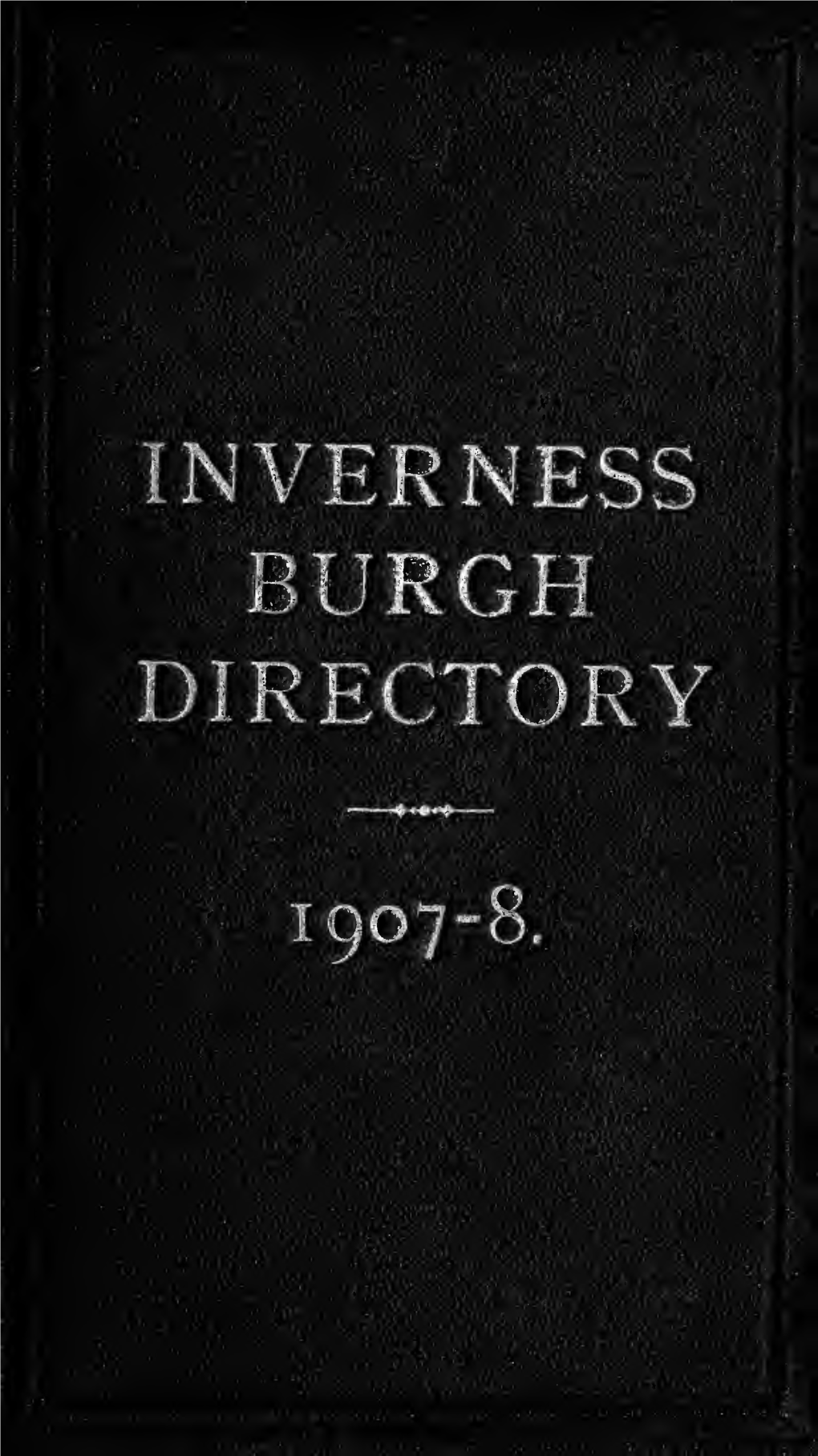 Inverness Burgh Directory