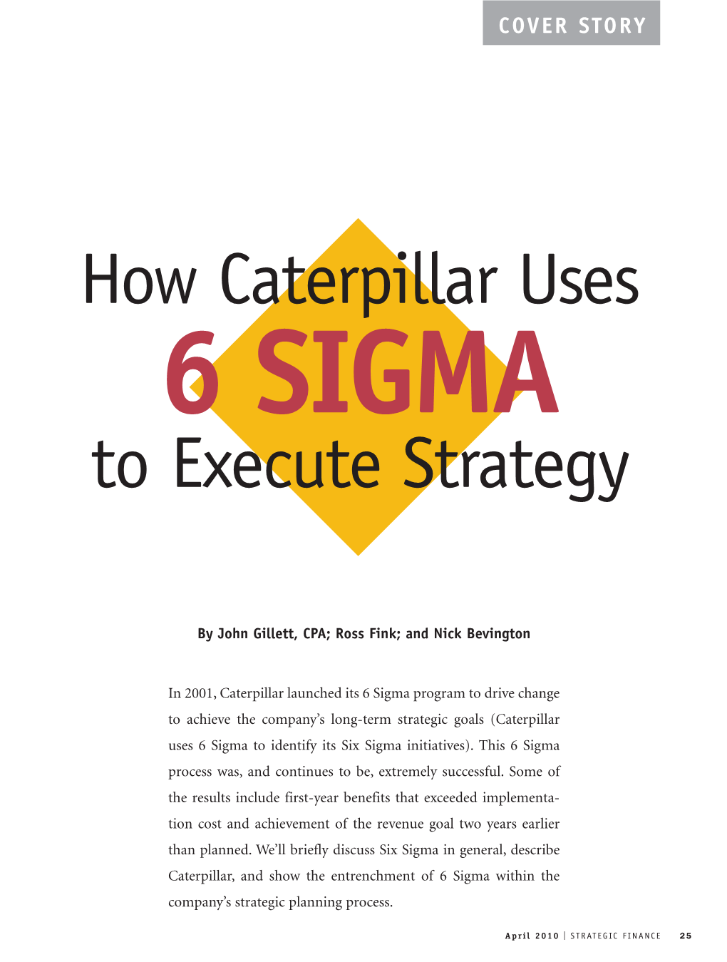 How Caterpillar Uses to Execute Strategy