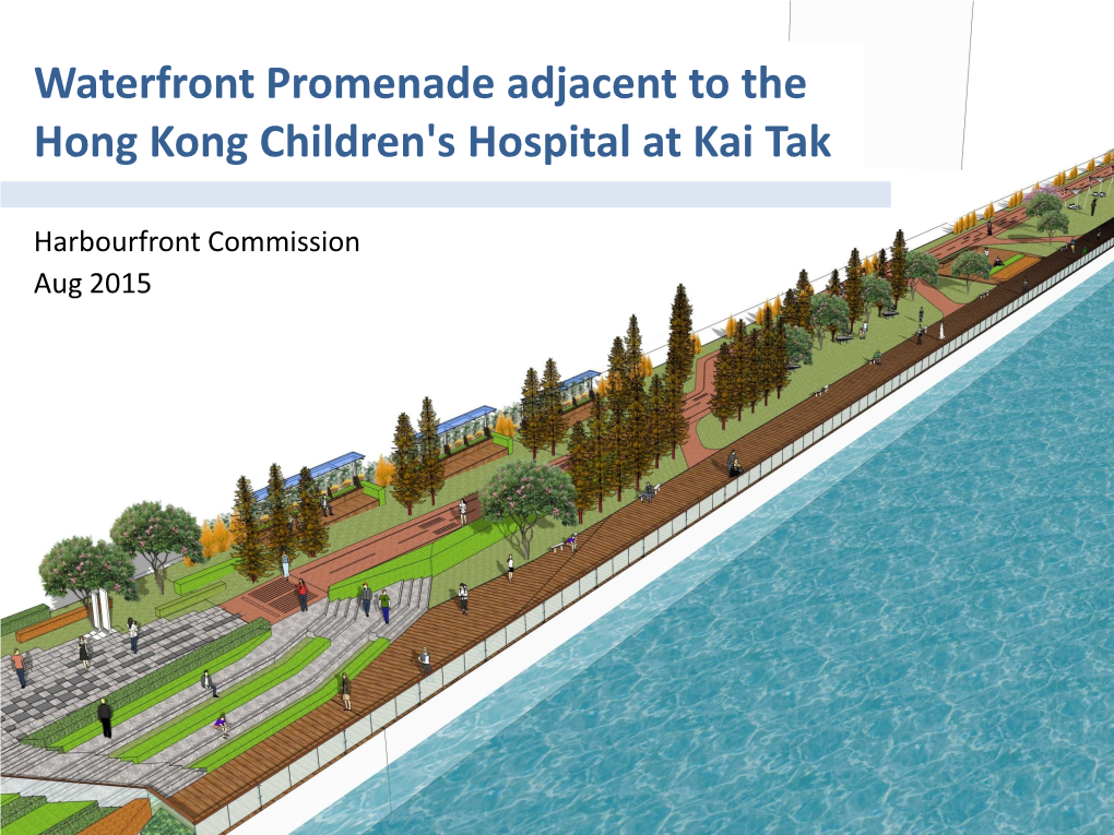 Waterfront Promenade Adjacent to the Hong Kong Children's Hospital at Kai Tak