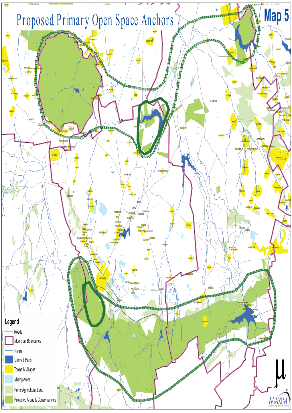 Proposed Primary Open Space Anchors