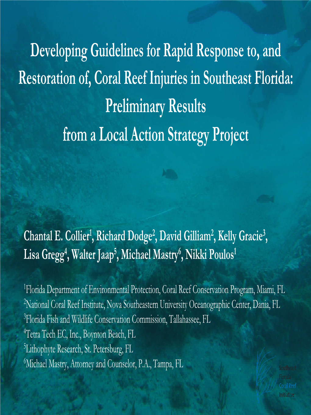 Southeast Florida Coral Reef Initiative (SEFCRI)