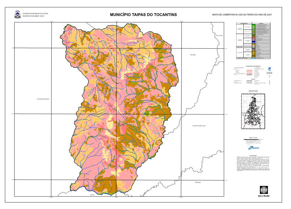 Município Taipas Do Tocantins